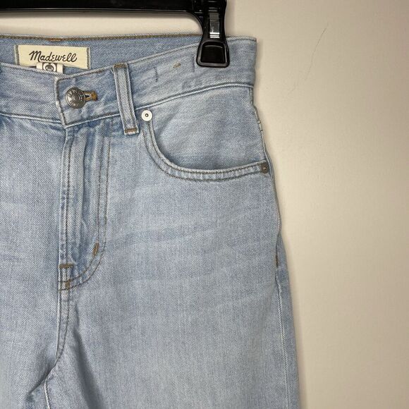 MADEWELL Wide Leg Crop Jeans Women 23 Perfect Vintage High Rise Cotton NQ158 - Picture 4 of 16
